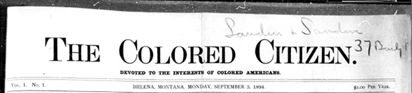 Colored Citizen Masthead