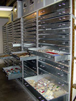 Our new state of the art storage unit for our Native American collection