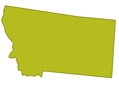 Montana map icon