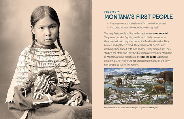 Montana: A History of Our Home Chapter 2 spread