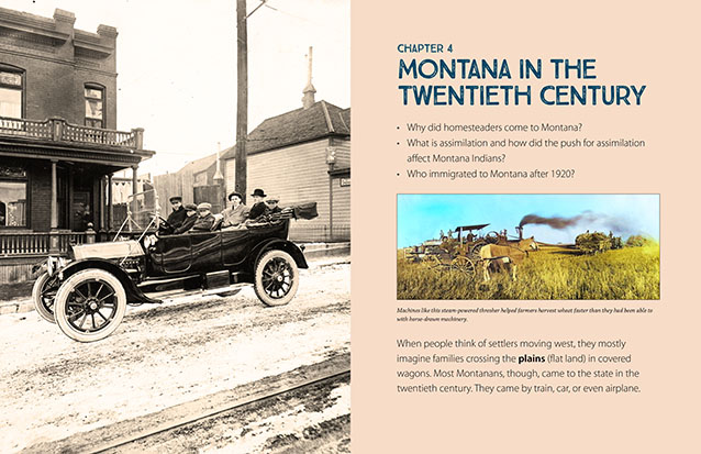 Montana: A History of Our Home Chapter 4 spread